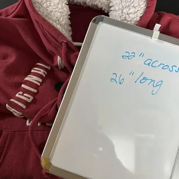 Disney Mickey Mouse Hoodie Mens XL Red Sherpa Lined Classic Pullover Sweatshirt - Picture 9 of 9